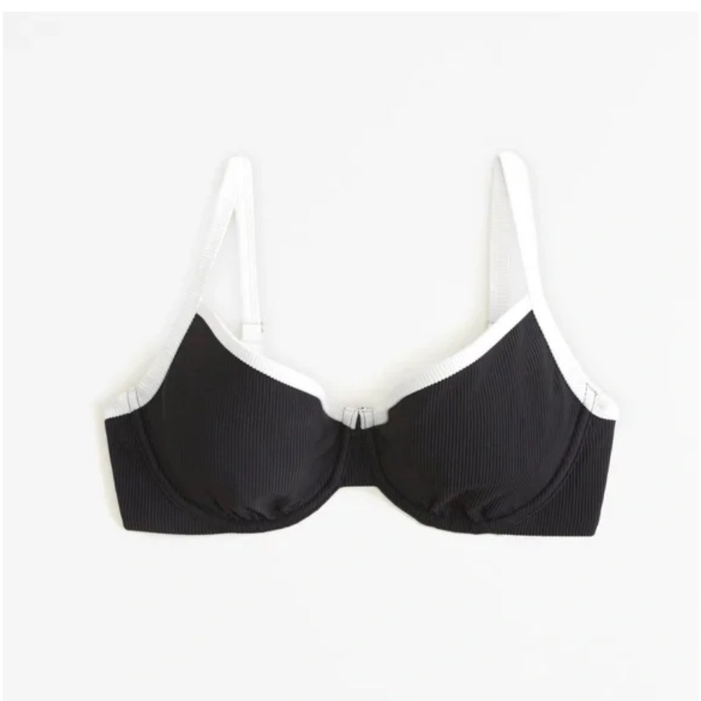 Abercrombie & Fitch Black and White Bikini with Classic Design